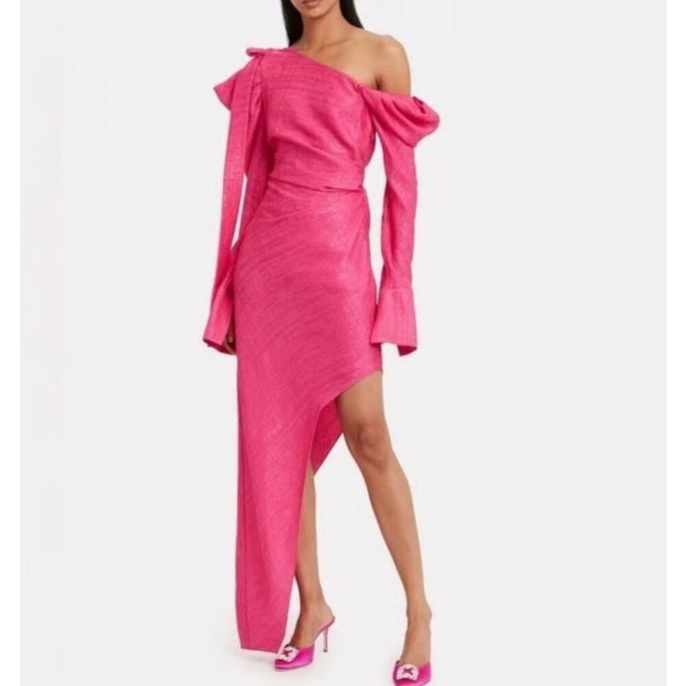 Hellesy LouLou Asymmetrical One Shoulder Dress Size 4